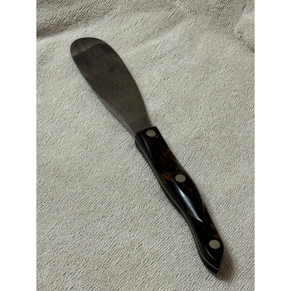 Vintage Cutco 1768 Spatula Serrated Edge Brown Handle USA Made‎ - Picture 1 of 4